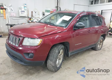 2012 Jeep Compass Sport z USA, uszkodzony, nr VIN 1C4NJDBB1CD630292